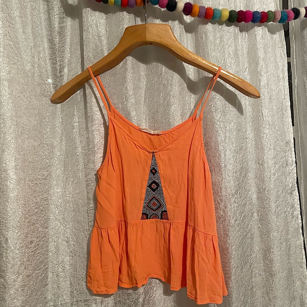 Orange Tank Top